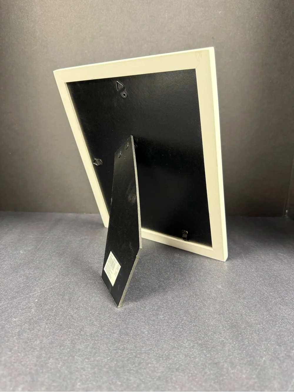 White Frame with Pink Mat Multi-Opening Photo Collage About 9” x 10.5”